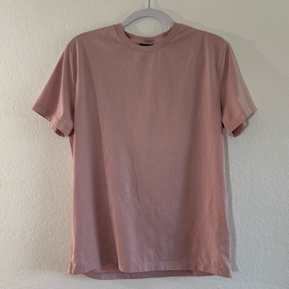 Express Pima Cotton T-Shirt Tee Pink Mauve Short Sleeve Crewneck Size Men’s M